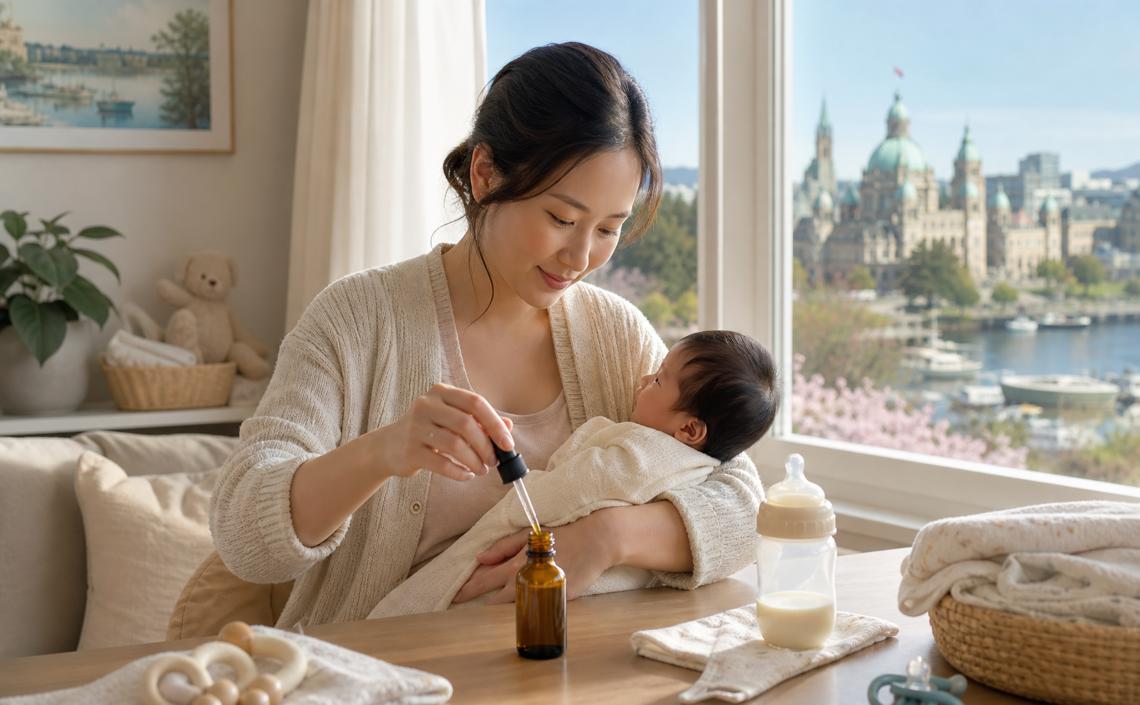 加拿大新生兒需要補充維生素 D 嗎？母乳與配方奶餵養差異、滴劑標示及安全使用重點