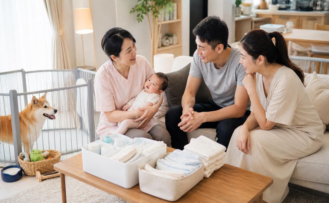 家裡有寵物可以請月嫂嗎?入住前的動線、衛生、安全與照護界線安排