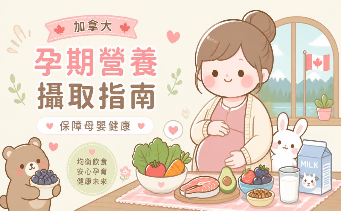 加拿大孕期營養攝取指南：保障母嬰健康