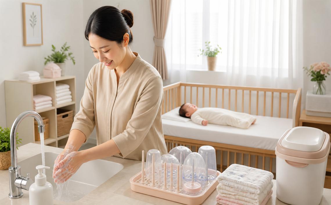 月嫂如何做好居家感染控制？洗手時機、清潔消毒、用&#...
                                </div>
                            </div>
                            
                        </div>
                        <footer class=