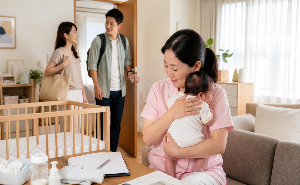 月嫂可以單獨照顧寶寶嗎？24 小時月嫂入住期間家人外出&#...
                                </div>
                            </div>
                            
                        </div>
                        <footer class=
