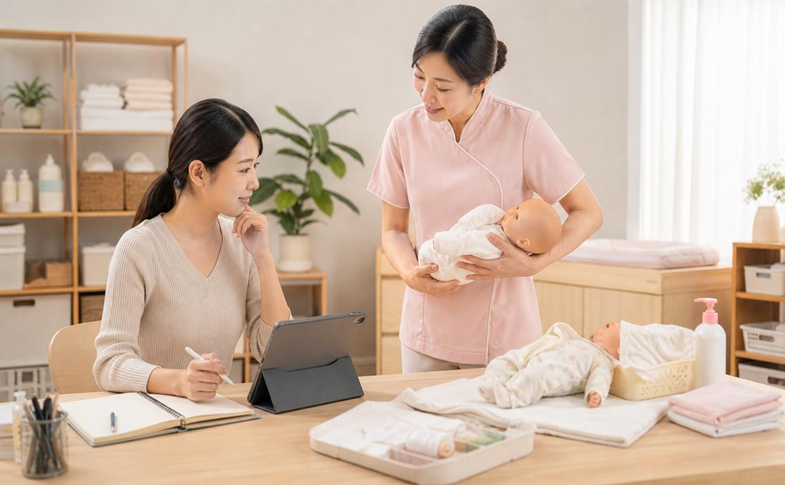 想當月嫂要學什麼？新生兒照護、產婦支持、餐食衛生與溝通紀錄的能力地圖